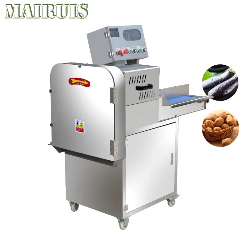 

Large Fully-Automatic Electric Commercial Multifunctional Vegetable Cutter Potato Radish Shreding/Slicing/Dicing Cutting Machine