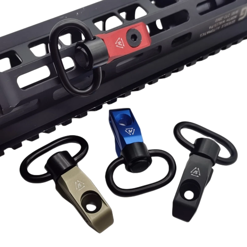 Tactical Aluminum alloy Si LINK Angled QD Mount Compatible with Sling Swive Suit KeyMod / MLOK System