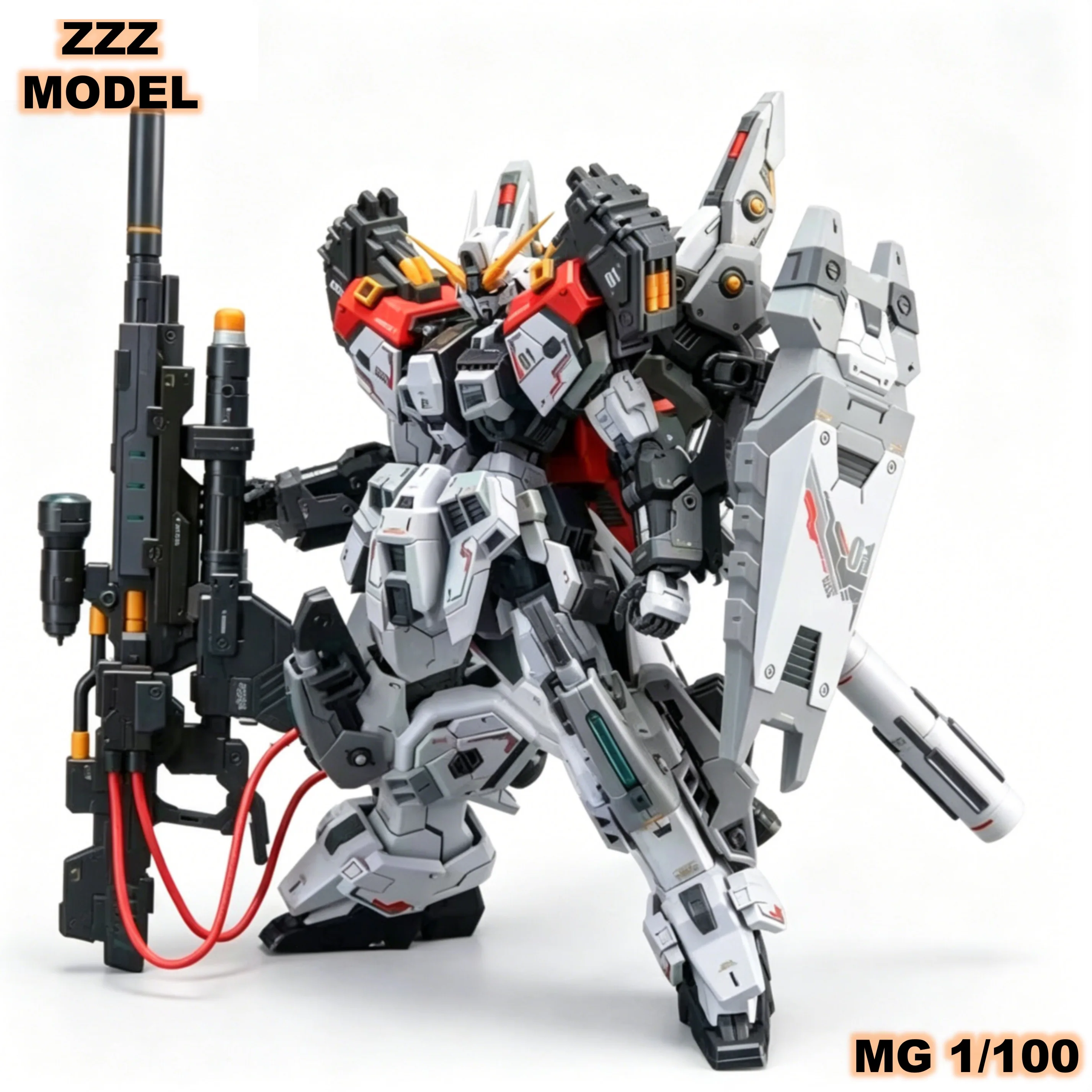 

【In Stock】ZZA Model 1/100 MG REGUS GZSS-OX01 Assembly Model Kits Plastic skeleton Anime Action Figure Robot Model Gifts Toys