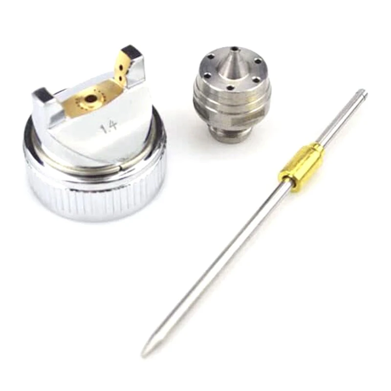 Spray Tool Nozzle 1.4 Mm/1.7Mm/2.0Mm Nozzle Needle And Nozzle Cap Nozzle Kit Air Paint Kit Air Spray Tool Parts