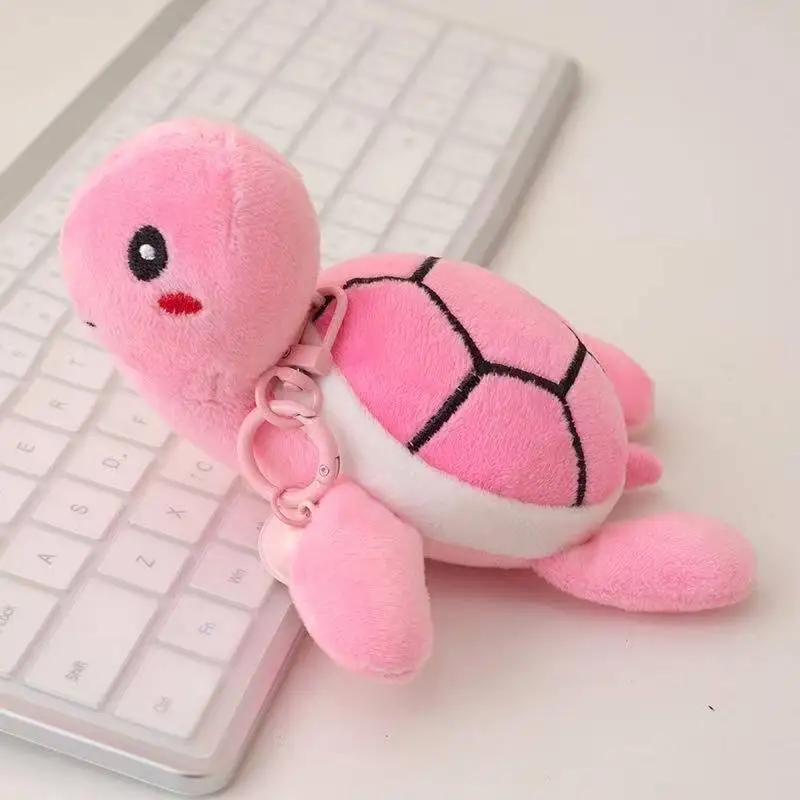 Newest Dopamine Turtle Backpack Pendant Keychain Kawaii Plush Toy Figure Doll Cartoon Cute Gift Doll for Friends Suitable Doll