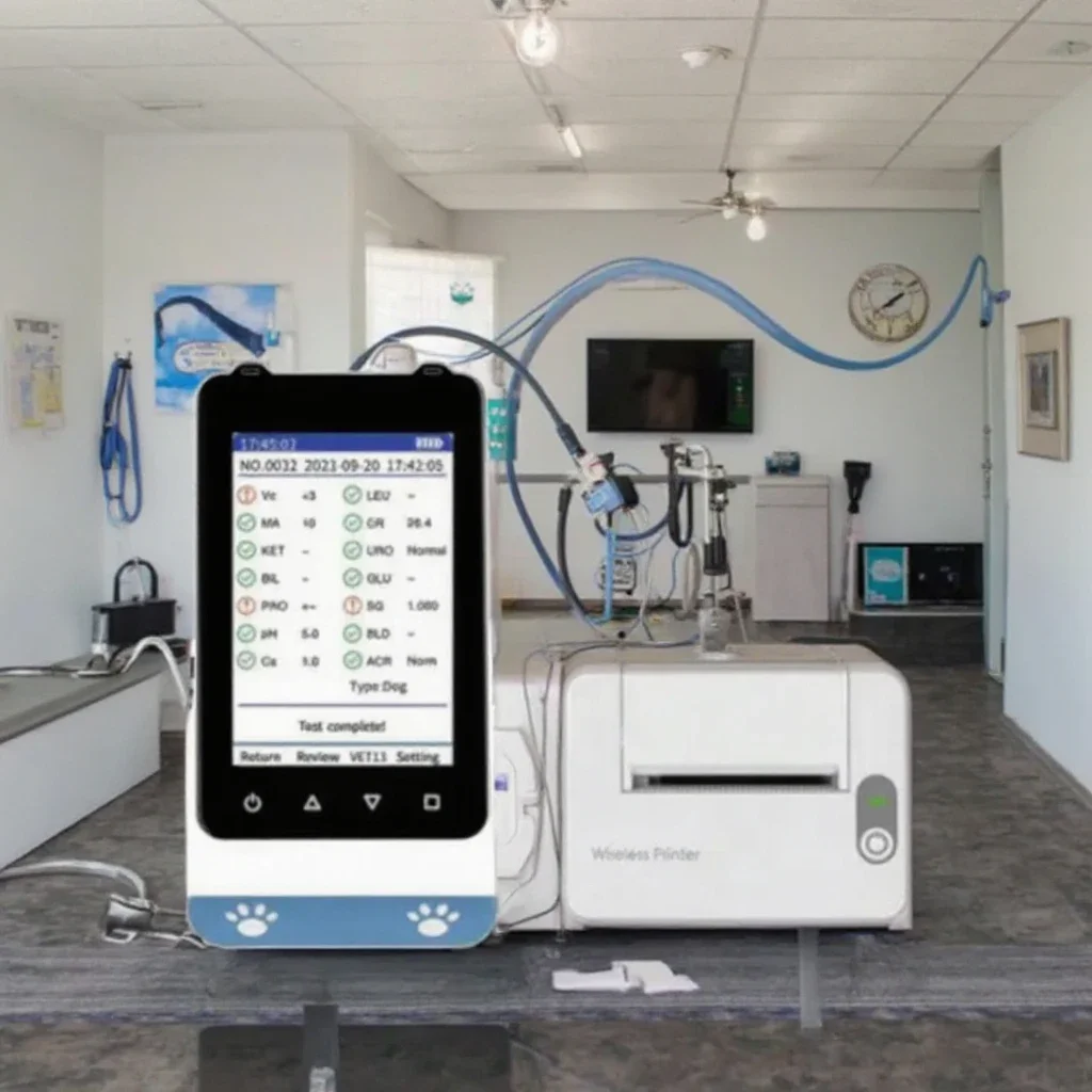 Veterinary Instrument Test Equipment Handheld Vet Urinalysis Analyzer Machine for Animal Pet