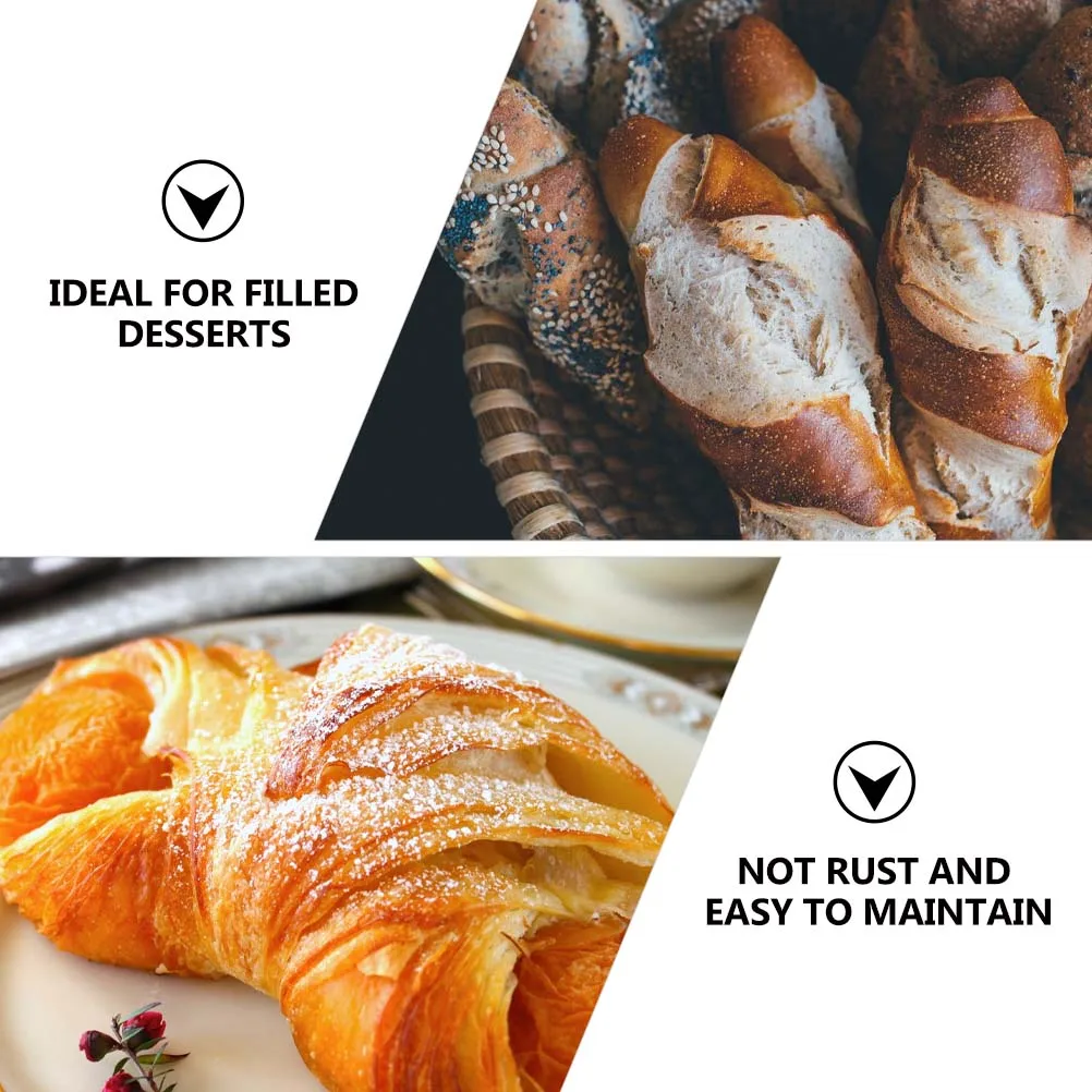 

15 PCS Croissant Mold Tubes Shape Homemade Shaped Bread Baking Molds Pastry for Mini