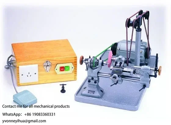 High Precision Machine Variable Speed Mini Manual Metal Watch Lathe Machine for Watch Clock Machining