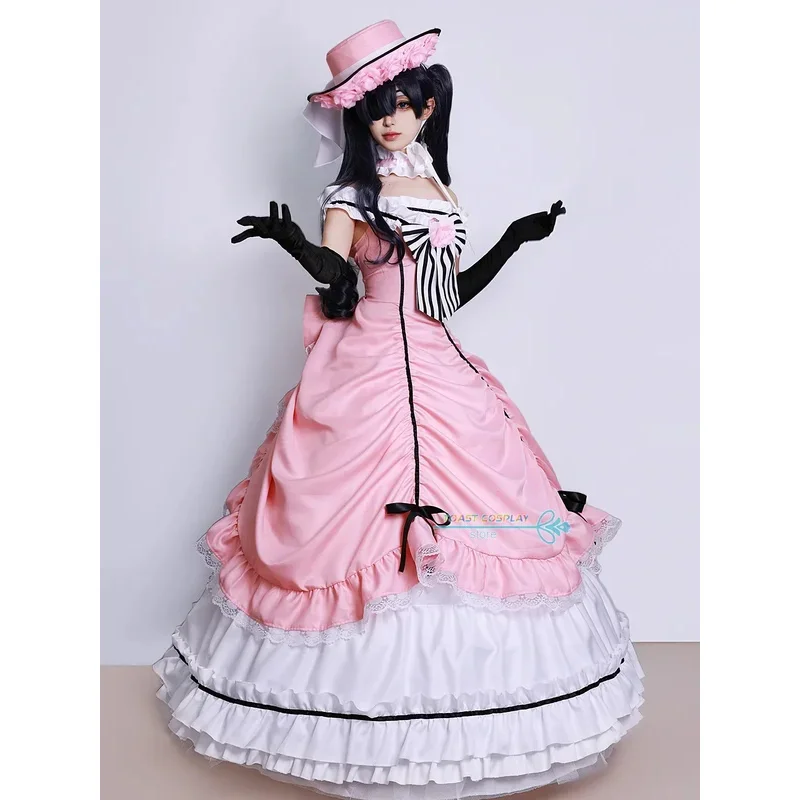 Ciel Cosplay Black Butler Ciel Phantomhive Redbreast Cosplay Kostüm Rollenspiel Comic Con Kleid Hallowmas Perücken Animation Prop