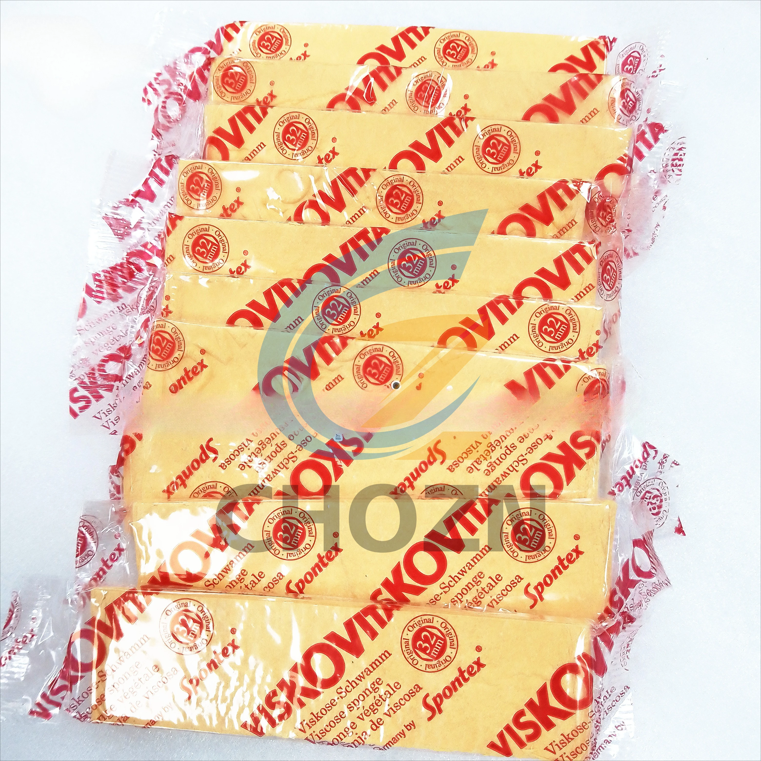 10 pcs Imported Yellow Compressed Sponge Viskovita Sponge for Roland Offset Printing Parts Etc. Viskovita
