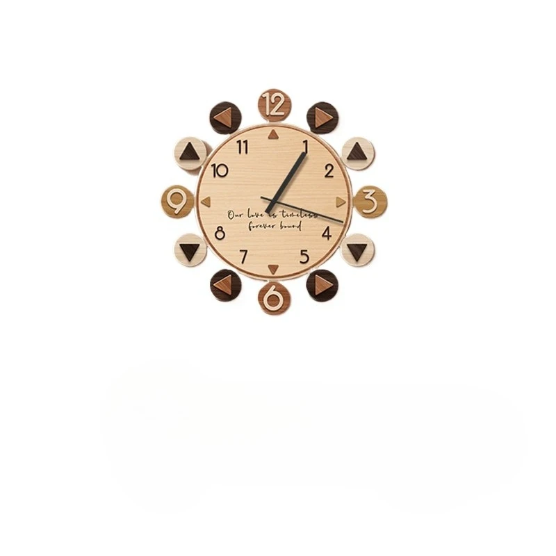 

French antique dining room wall clock retro artist home silent clock living room clock