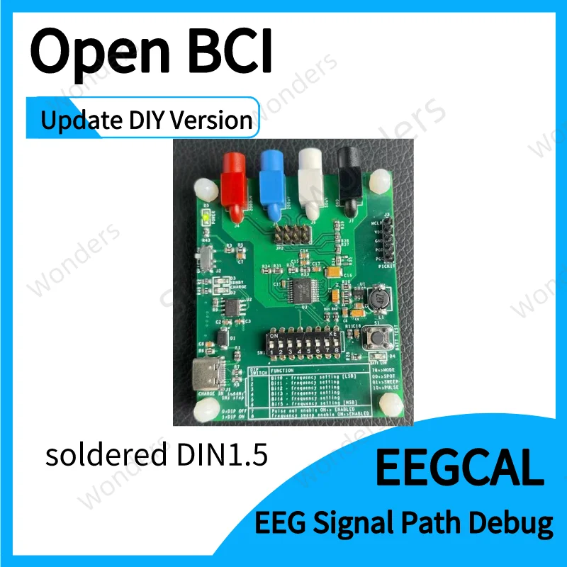 EEGCAL EEG Development Signal Generator Dipswitch Version for OpenBCI Brainwave Data Acquisition Module for Open BCI for Galea