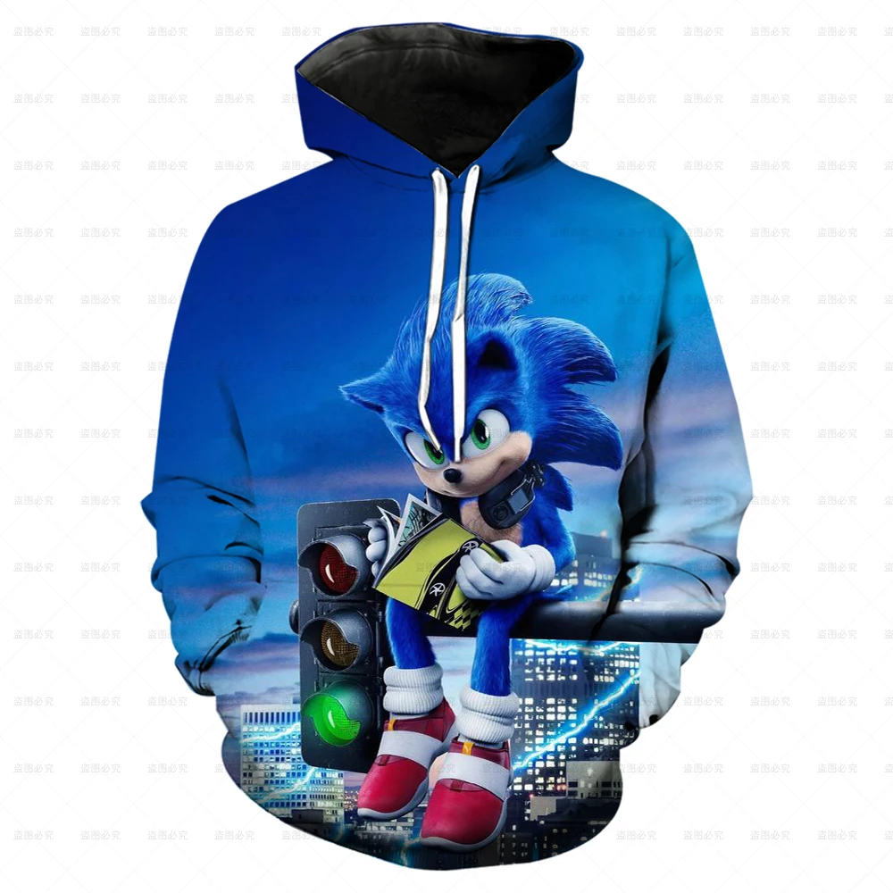 

Movie S-Sonics the H-Hedgehog-s 3D Print Baby Clothing Outdoor Clothes for Children Boy Girl Child Hoodies Top Shirts NEW Fashio