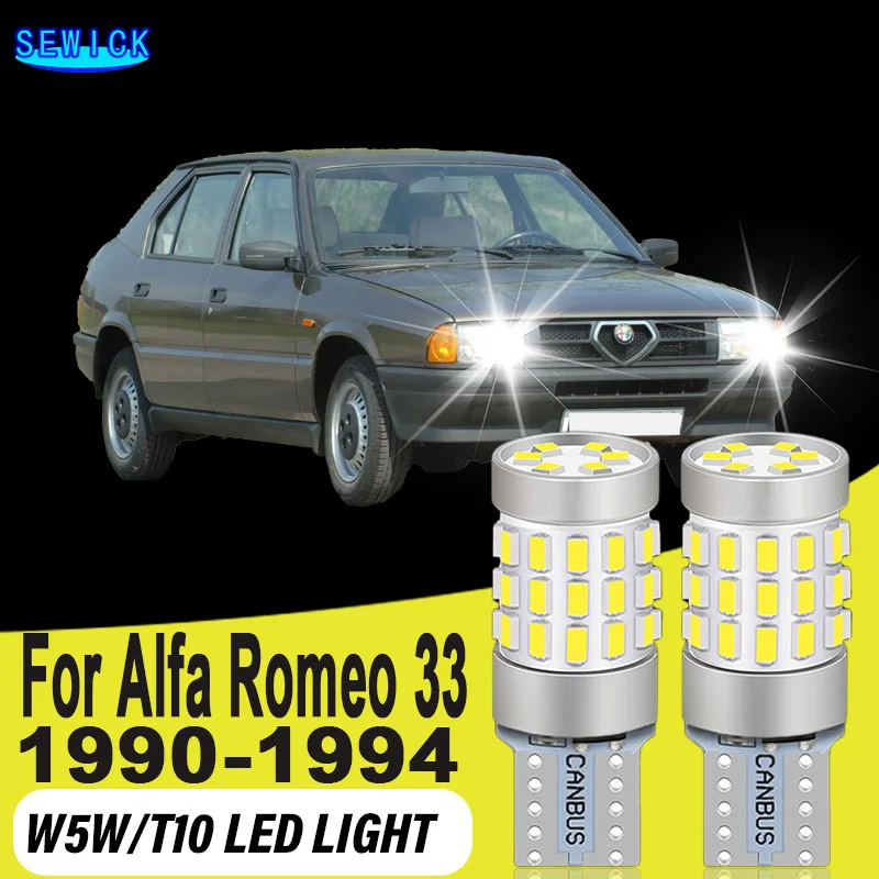 

2 шт. светодиодный парковочный фонарь для Alfa Romeo 33 1990 1991 1992 1993 1994, аксессуары, габаритная лампа