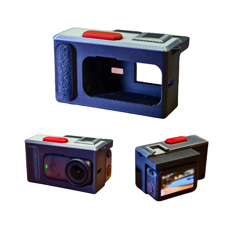 1 STKS Retro Camera Case Gepersonaliseerde Magnetische Beschermhoes Film Camera-Geïnspireerd Ontwerp Gemodificeerde Accessoires voor DJI Osmo Nano