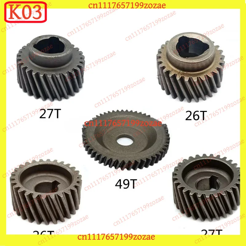 K03 36mm Diameter 26T 27T Helical Gear Wheel For Bosch 26 Electric Hammer Impact Drill Replacement Accessory