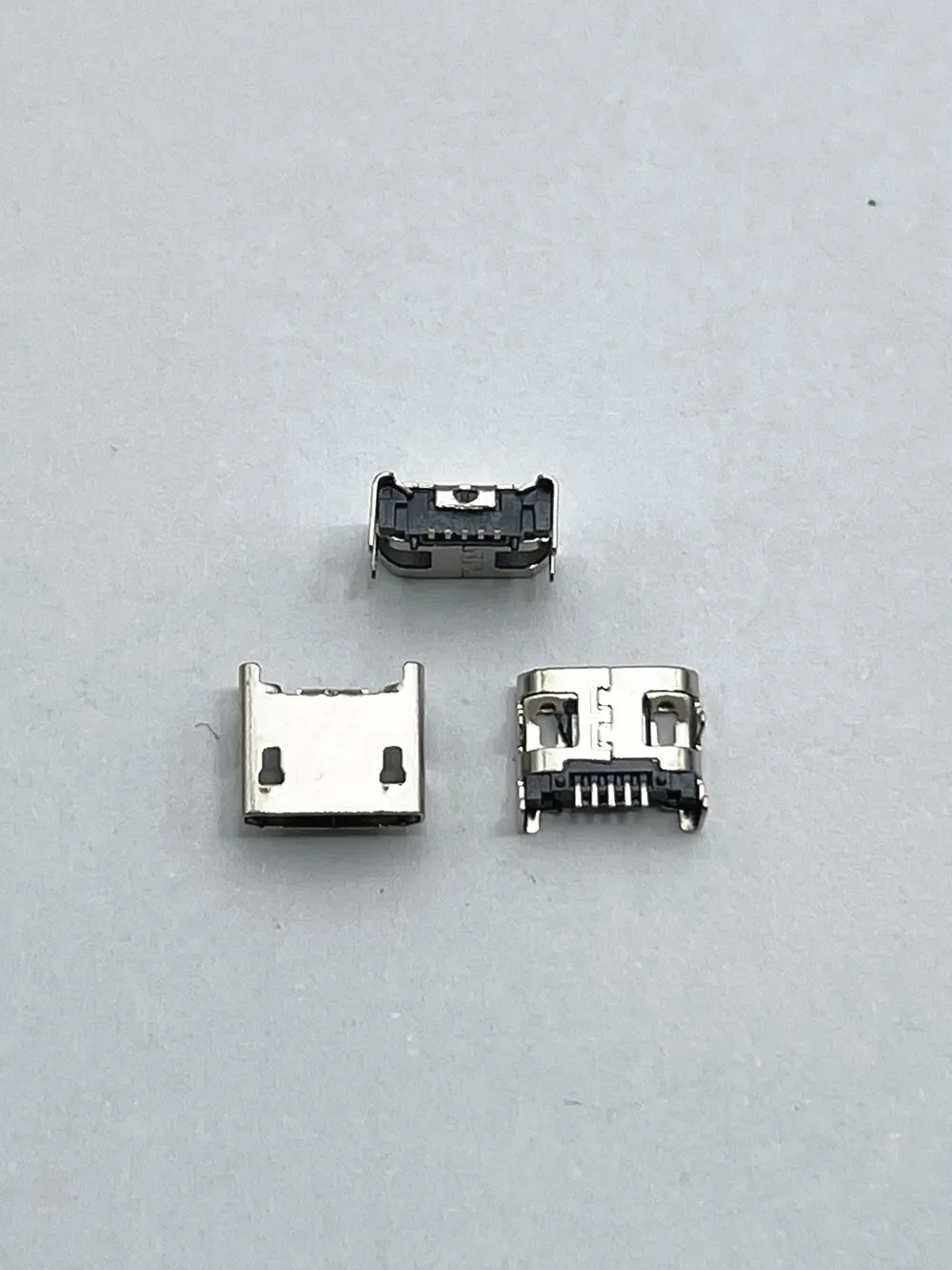 100pcs Micro USB connector 5pin seat Jack Micro usb Four legs 5P Inserting plate seat Mini usb connector