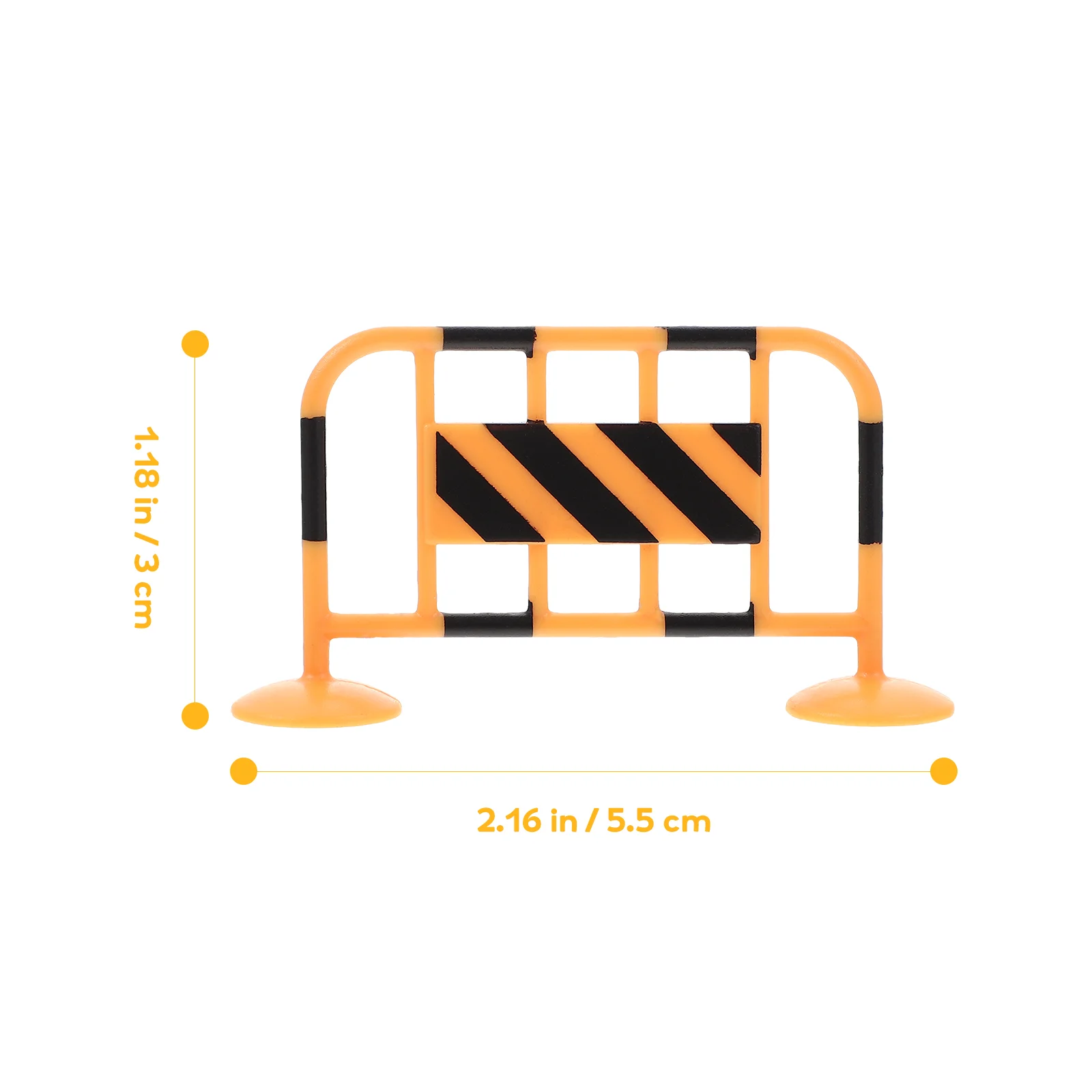 20 Pcs Road Sign Barricade Train Toy Early Education Toys Traffic Kids Mini Roadblock Model Cognitive Simulation Mark