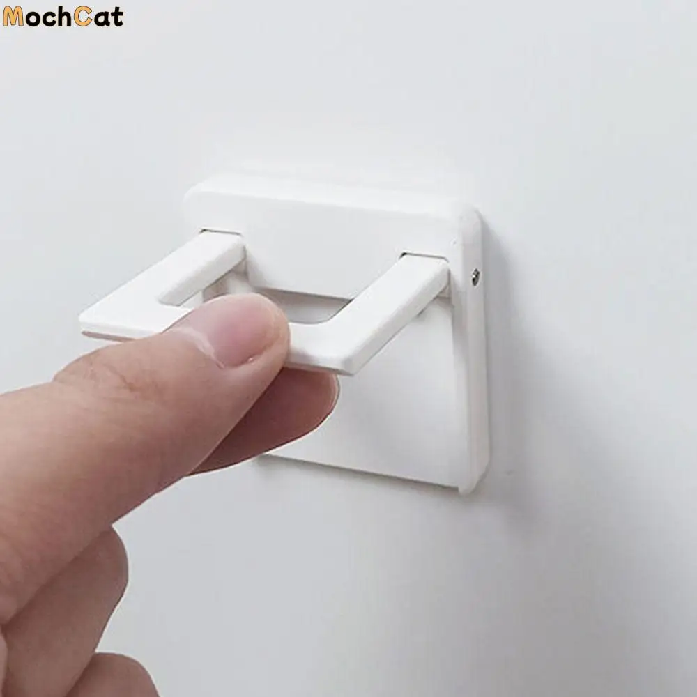 Anti-opening Square Shape Kids Security Protection Window Limit Lock Cabinet Door Lock Sliding Door Stopper Baby Safety Lock