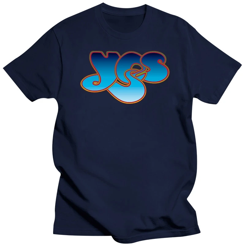 YES (Band) Logo T-Shirt S-M-L-XL Brand New Official Hi Fidelity Merchandise Cotton Plus Size Tops Tee Shirt