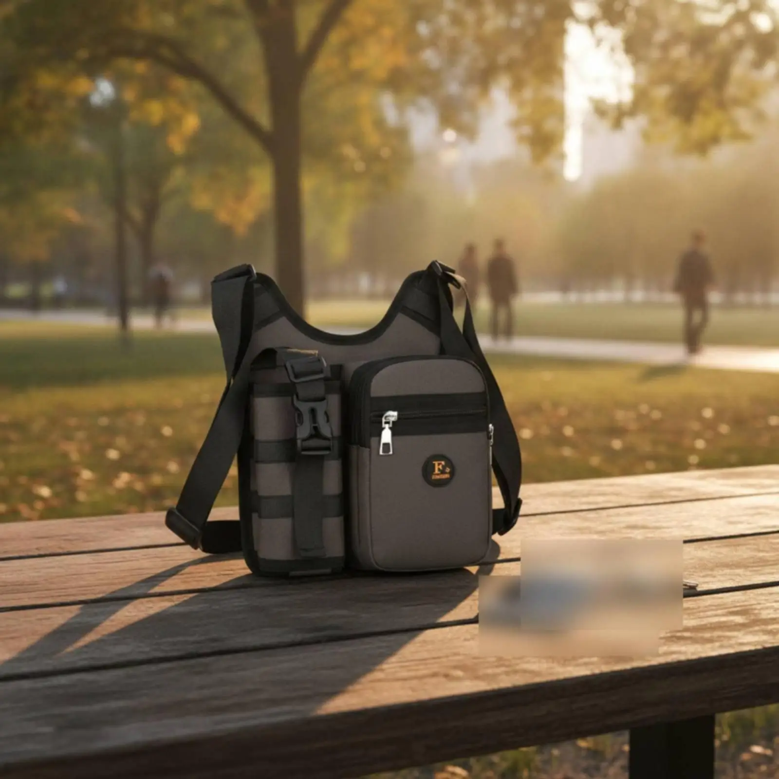 Crossbody Shoulder Bag Hands Crossbody Bag with Front Pocket Multifunctional for Journeyers, Commuters, Frequent Necessities,