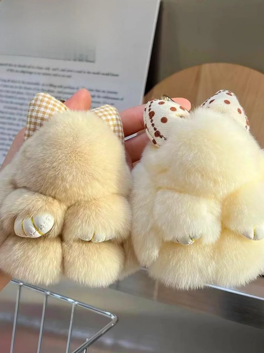 chaveiro-de-carro-e-ente-de-bolsa-de-pelucia-de-coelho-fofo-com-pelo-de-coelho-real-e-laco-borboleta
