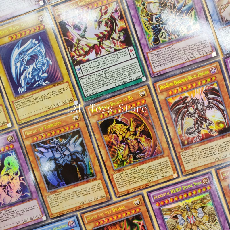 English Version Yu Gi Oh Yugioh Duel Monsters Anime Style Flash Shiny Card