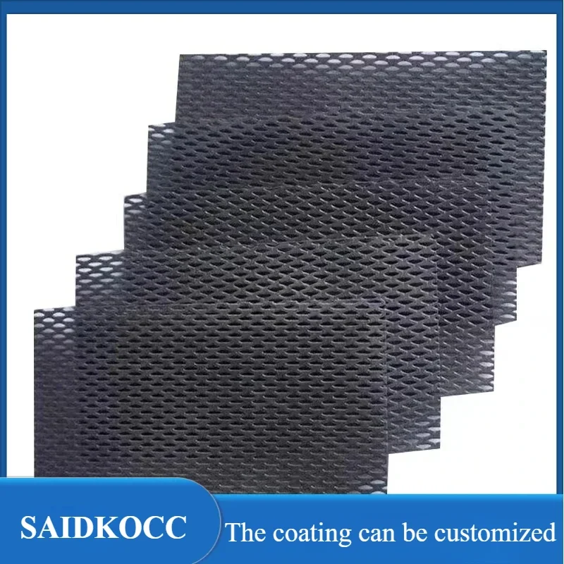 SAIDKOCC Pure Titanium Mesh Ruthenium Iridium Tantalum Platinum Titanium Electrode Ruthenium Iridium Tantalum Titanium Plate MMO