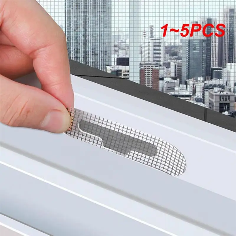 1~5PCS Anti Fly Mosquito Net Window Screen Mesh Adhesive Mosquito Insect Flying Bug Net Curtains For Kitchen Window Home