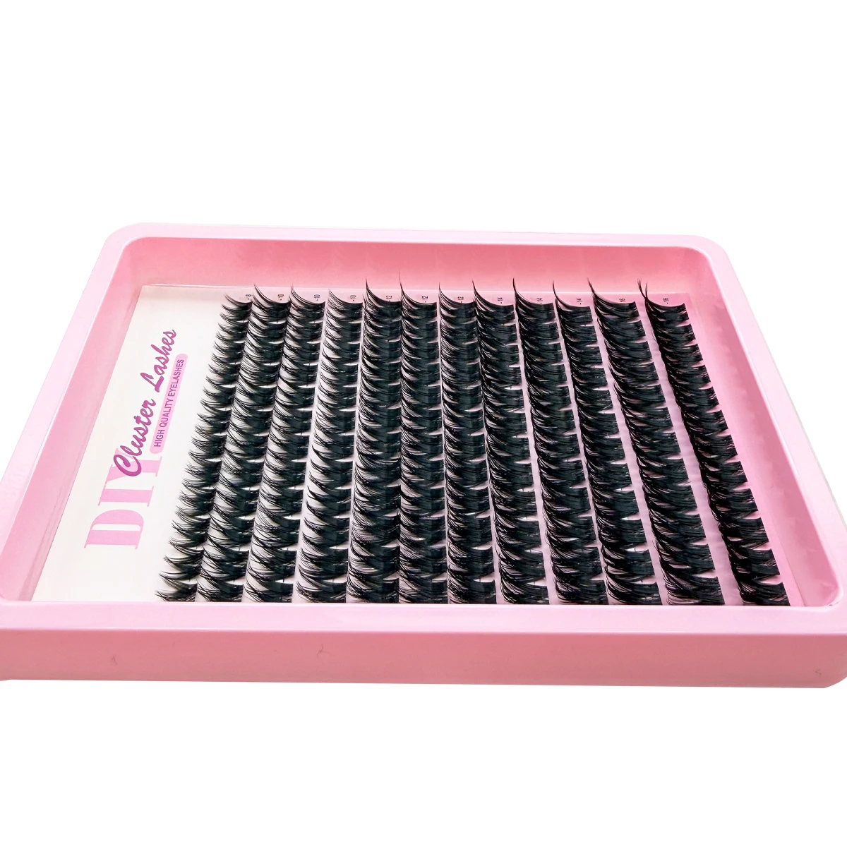 HBZGTLAD 12 Reihen Fairy Eyelash Ball Manga Wimpernbüschel 8-16mm Dynamische Wimpernverlängerung Natürliches Aussehen C-Curl Personal – Detail 11