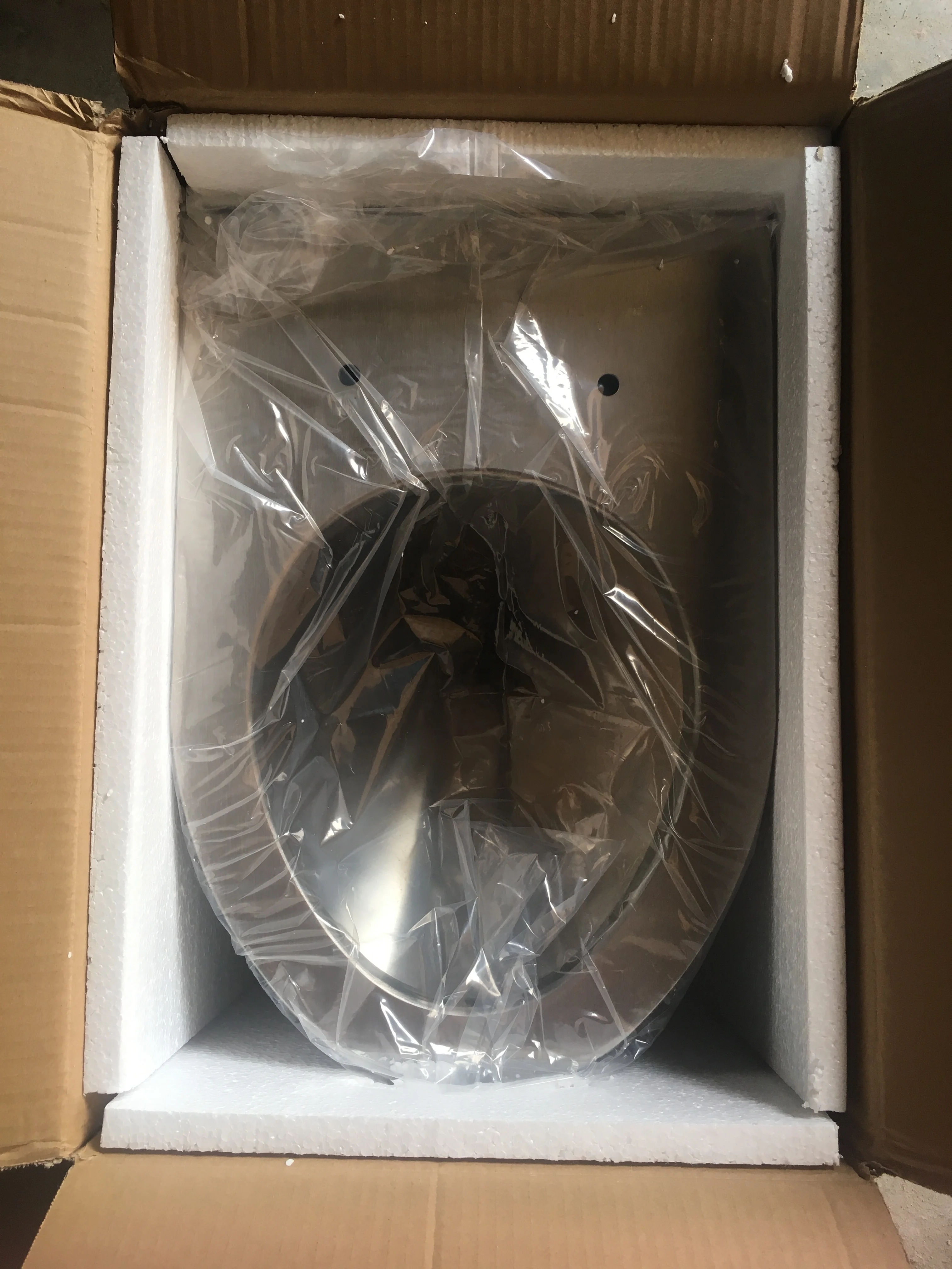 Wall Mounted 304 Stainless Steel Jail Toilet Wc With Concealed Cistern