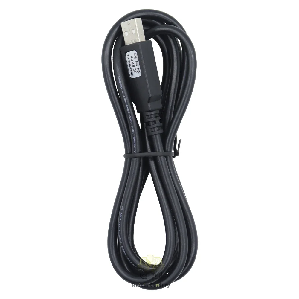 FOR FTDI TTL-234X-5V-WE USB to 5V TTL UART Converter Cable FT234XD 3Mbaud 1.8m 6-Wire 24AWG USB 2.0 Full Speed Genuine