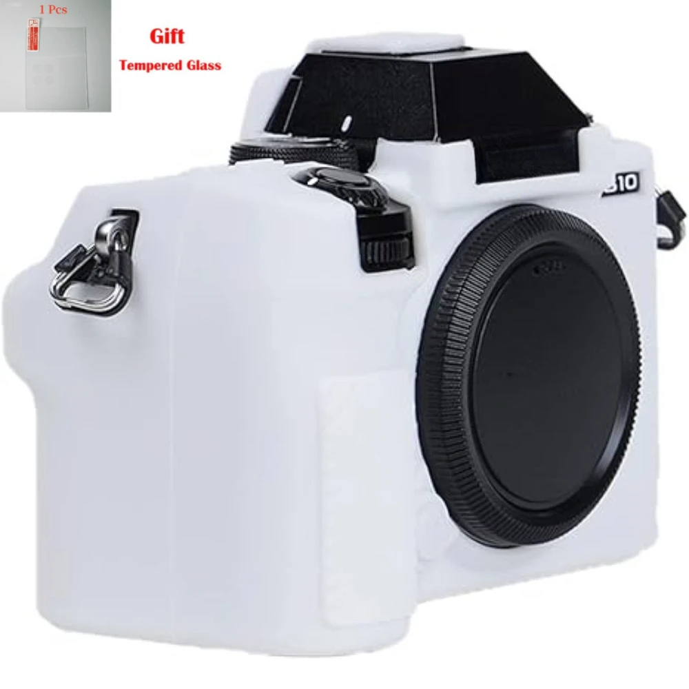 

Soft Silicone Protective Case For Fujifilm Xs10 Accessories Camera Bag Soft Rubber Camera Case Cover + free tempered film
