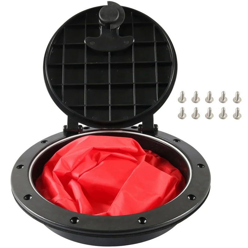 

A90Q-для рыболовной установки для каяка, черная внешняя платформа для оборудования, аксессуар для лодки, порт для осмотра аксессуаров для каяка