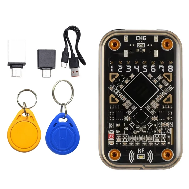 

BNVN-Chameleon Ultra Contactless Smart Card Emulator RFID Smart Chip Reader+CUID/T5577 Keychain Compliant To NFC Read Writer