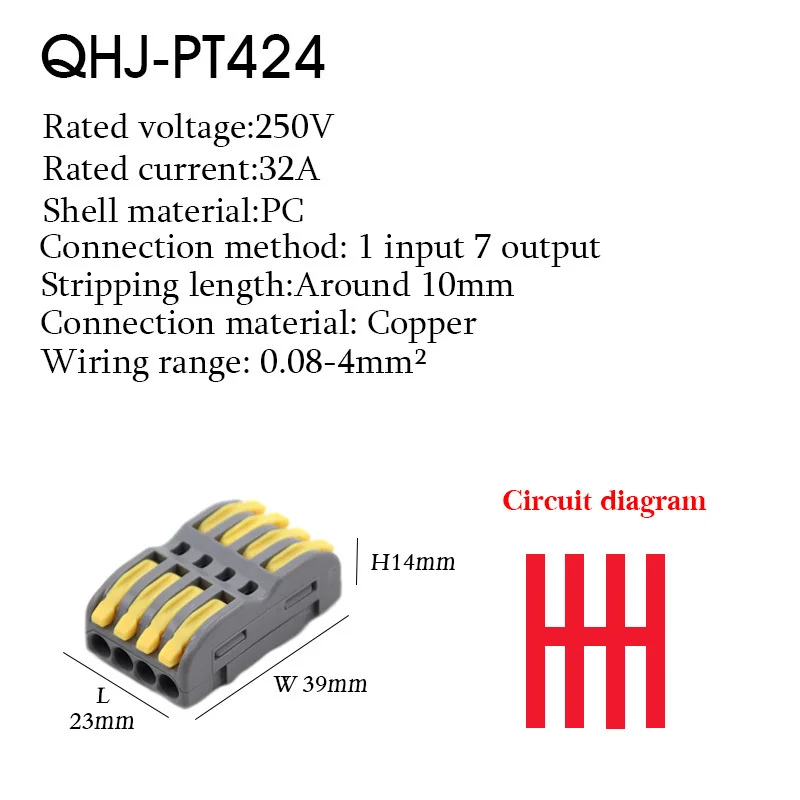 Wire Electric Connector Splicing Led Strip Lighting Quick Connectors Universal Conductor Wiring Cable All lines Terminal Blocks