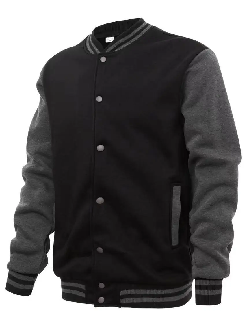 2024 Autumn/Winter New Comfortable Casual Plush Warm Baseball Jacket Men's Korean Fashion Versatile Handsome Jacket