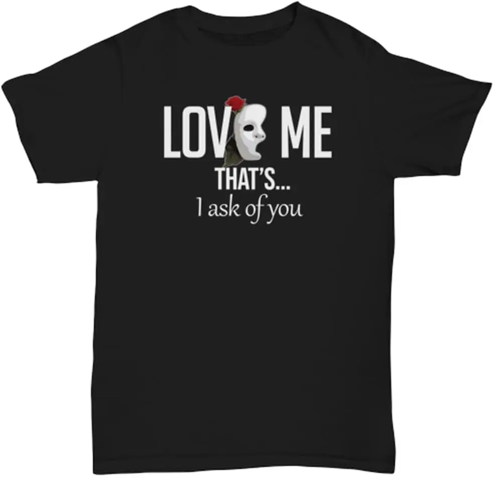 Love me, that's all I ask of you, unisex T-shirts, summer shorts, casual cotton, the new fashion couple