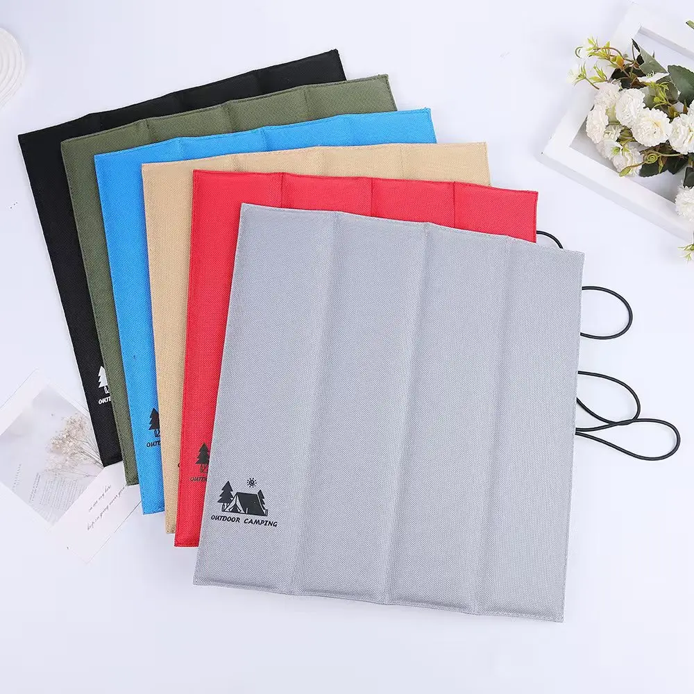 31*32 سنتيمتر المحمولة مقاوم للماء سجادة للرحلات ، حصيرة مقاومة للرطوبة ، التخييم سميكة في الهواء الطلق الشاطئ السفر للطي وسادة مقعد صغيرة
