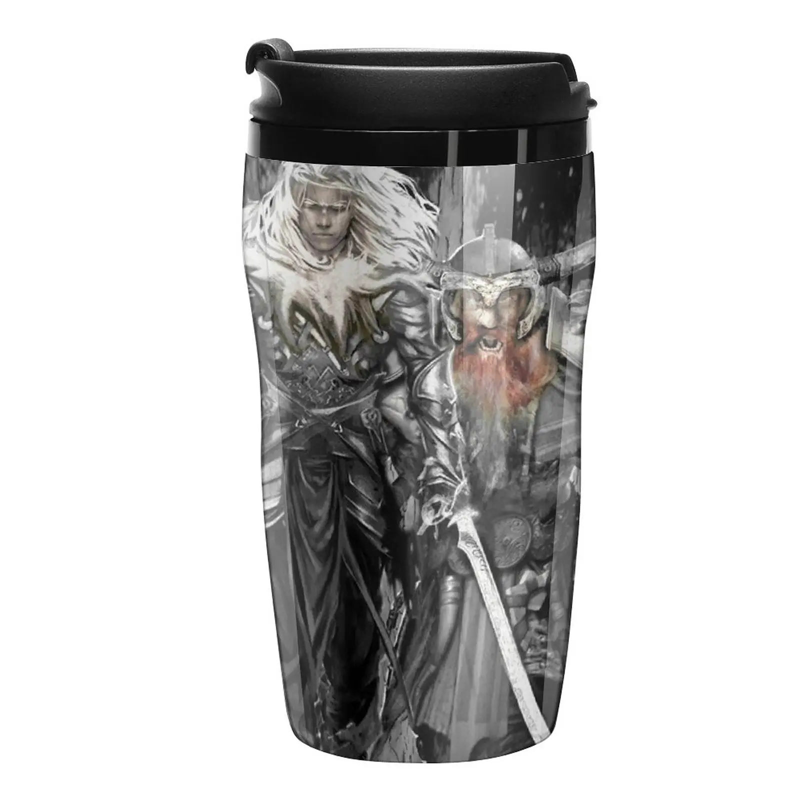 

New Drizzt Do'Urden and Bruenor Battlehammer Travel Coffee Mug Unusual Tea Cup Espresso Mug Cup Coffee Set Mug Coffee Cup