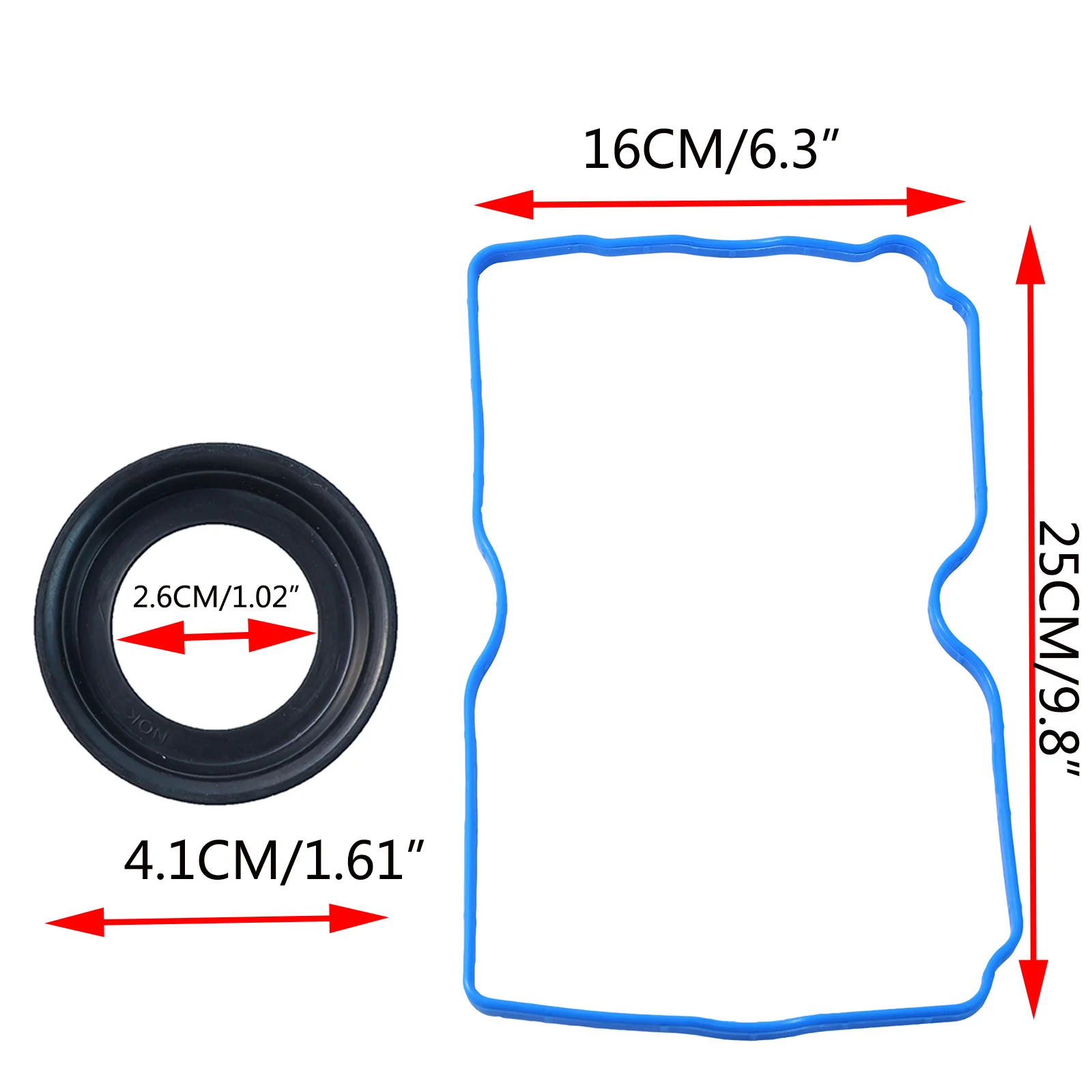 For Subaru Legacy Impreza Forester Outback  2.5L 4-Door DOHC H4 2006-12 Replacement Auto Engine Valve Cover Gasket Set VS50780R