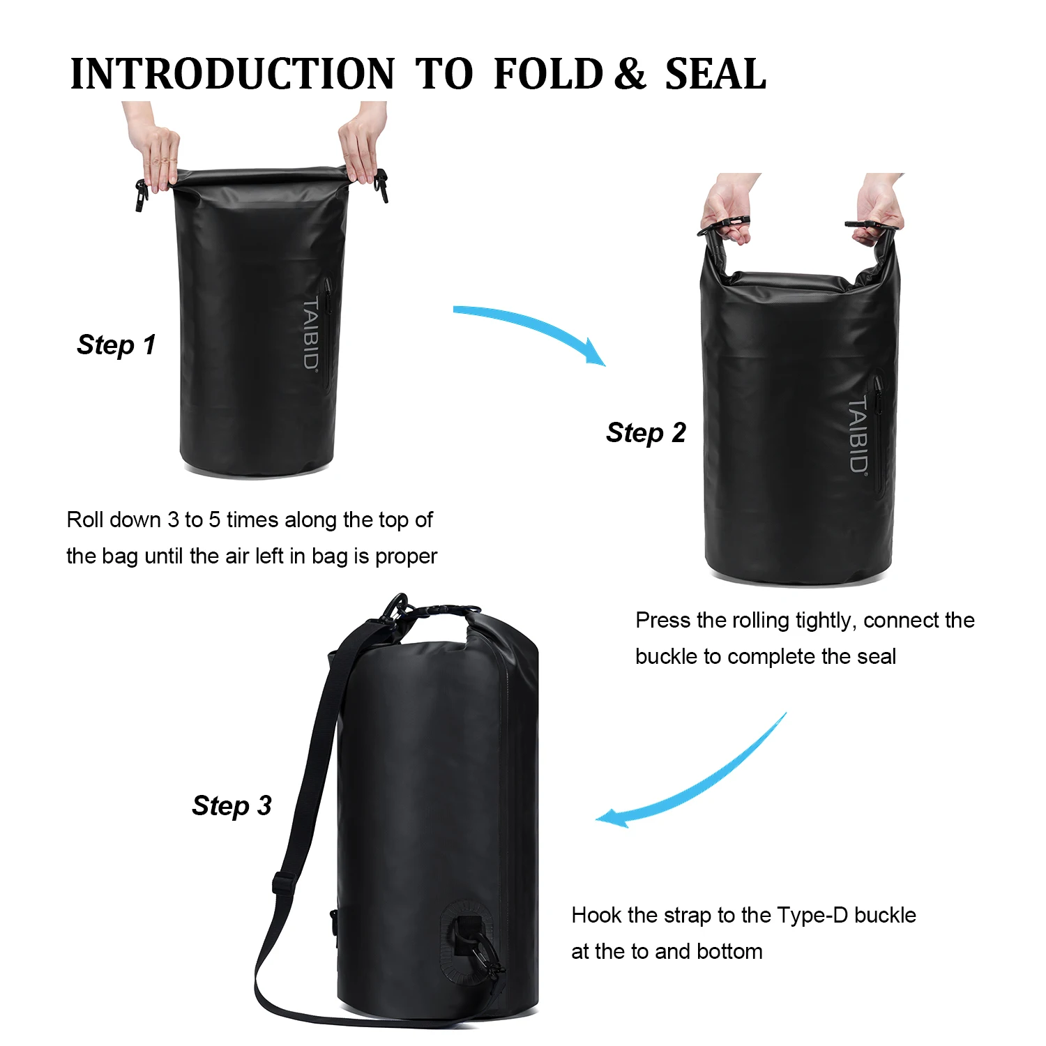 Waterproof Bag Outdoor Swimming Diving Bag Compression Storage Dry Bag Camping Rafting Kayaking River Trekking Sport Backpack