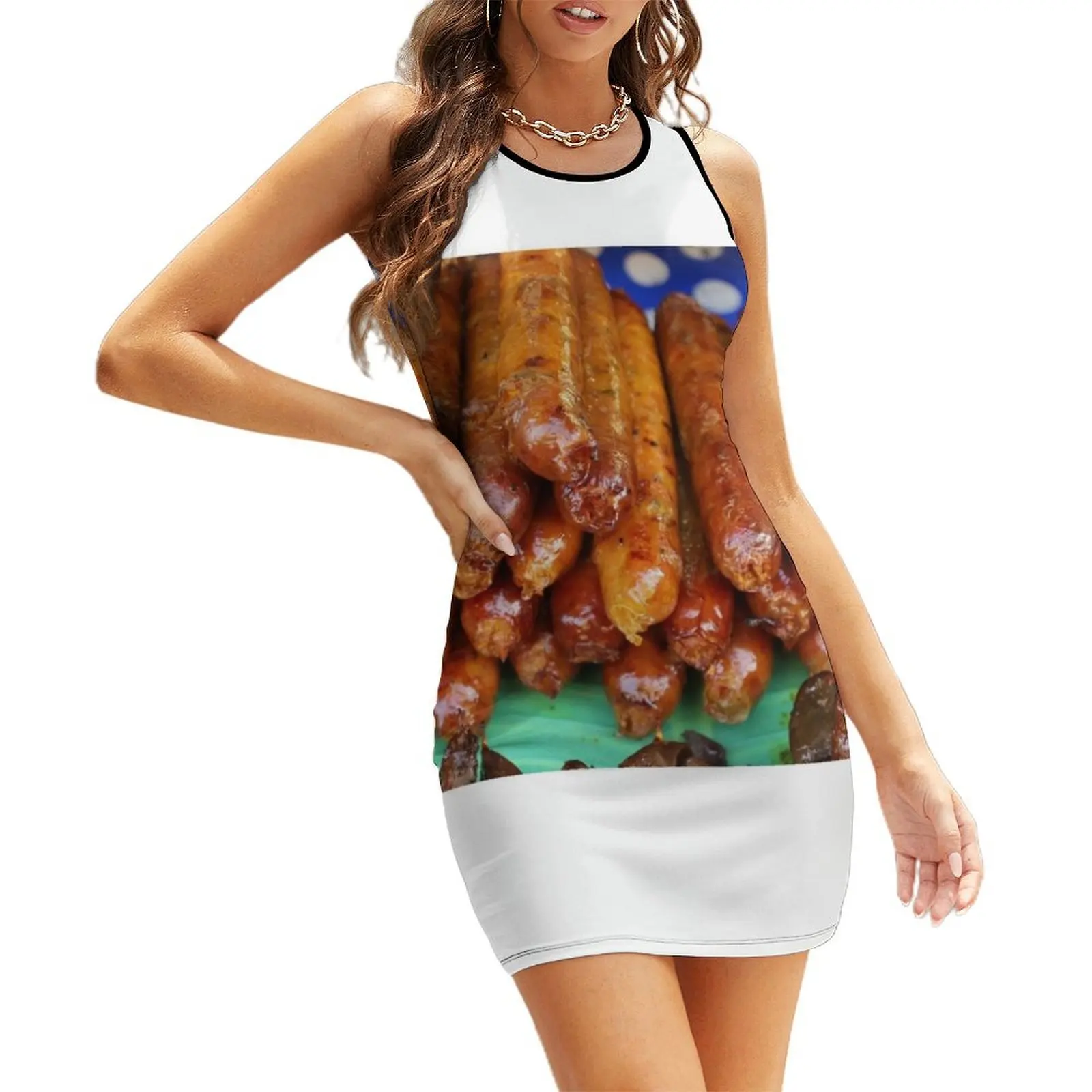 

Sausages Sleeveless Sundress Clothing luxury evening dresses for women 2025 Summer dresses for women Female clothing