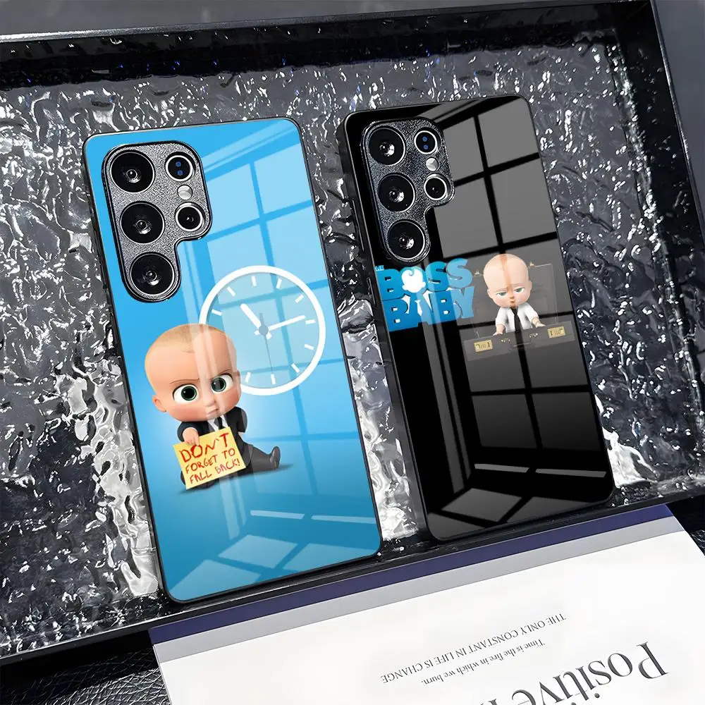 Чехол B-boss B-Baby для Samsung S25, S26, S24, S23, S22, S21 Ultra, S10 Plus, A16 Pro, FE20, Note 34, S30, стеклянный, противоударный