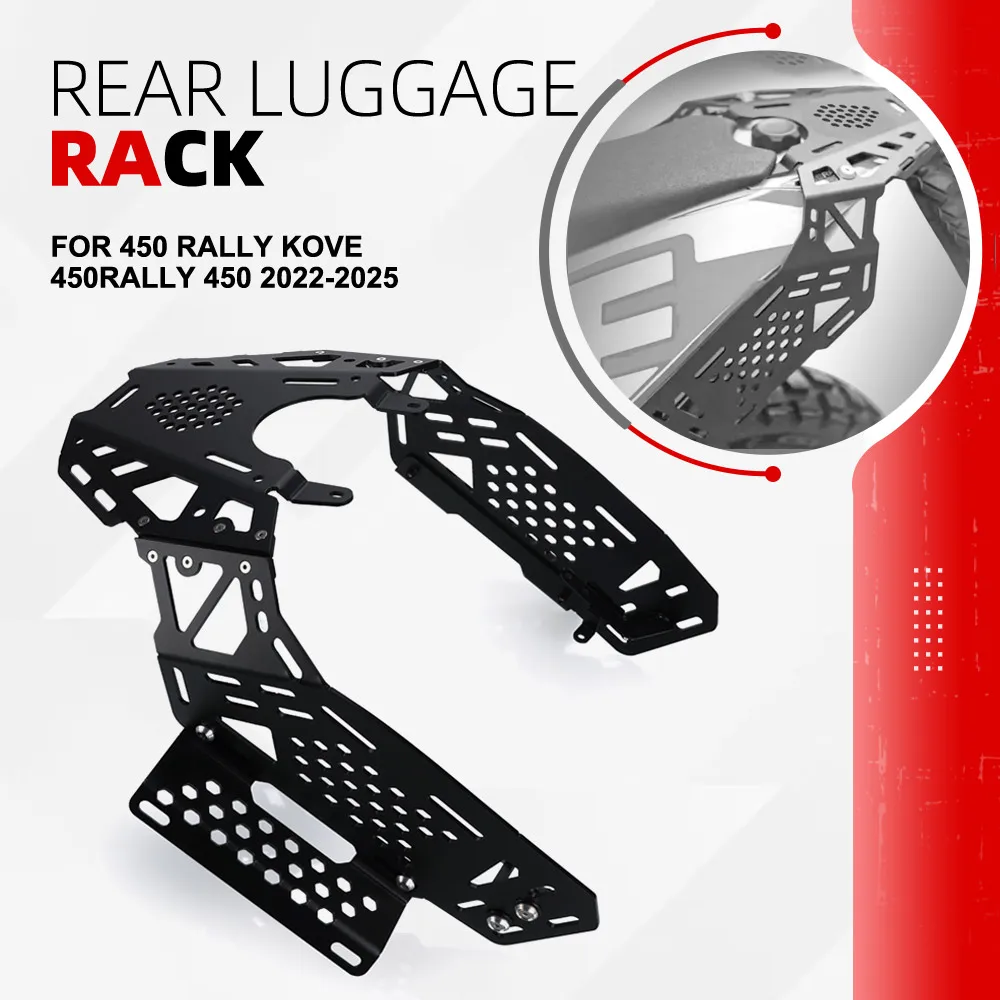

For 450 Rally KOVE 450Rally 450 2022 2023 2024 2025 Side Panniers Rack Motorcycle Rear Rack Luggage Shelf Bracket Support