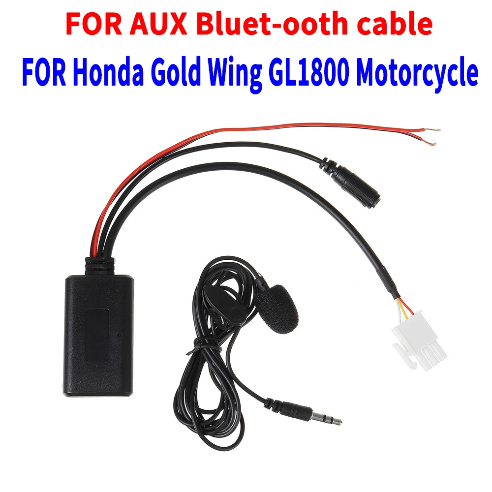 

Blue-tooth Module for Honda Gold Wing GL1800 motorcycle 3P for AUX BT Cable Modified With Microphone