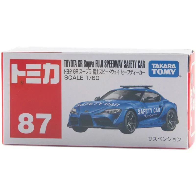 Takara Tomy แบบจำลองโมเดลรถยนต์หล่อเหล็กอัลลอยหมายเลข87 Toyota GR Fujifilm รถความเร็วสูงของขวัญวันเกิดของเด็ก