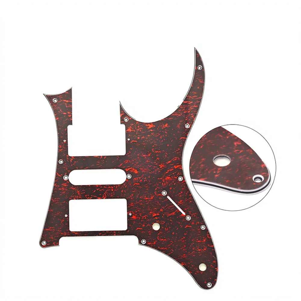 3 Ply Electric Guitar Pickguard For Ibanez 7V HSH Pickup Scratch Plate Professional Guitar Repair Upgrade Hardware Parts