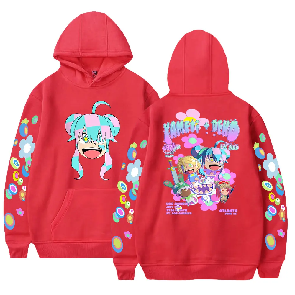 VTuber Yameii Hoodie Unisex Long Sleeve Women Men Hooded Sweatshirt Harajuku Streetwear Casual Style Fashion Clothes