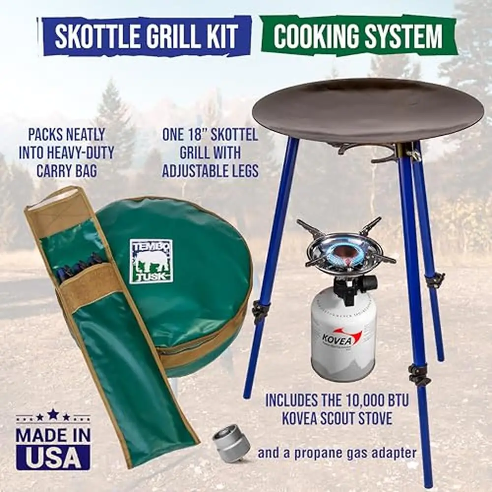 Adjustable Leg Skottle Firedisc Kit 18