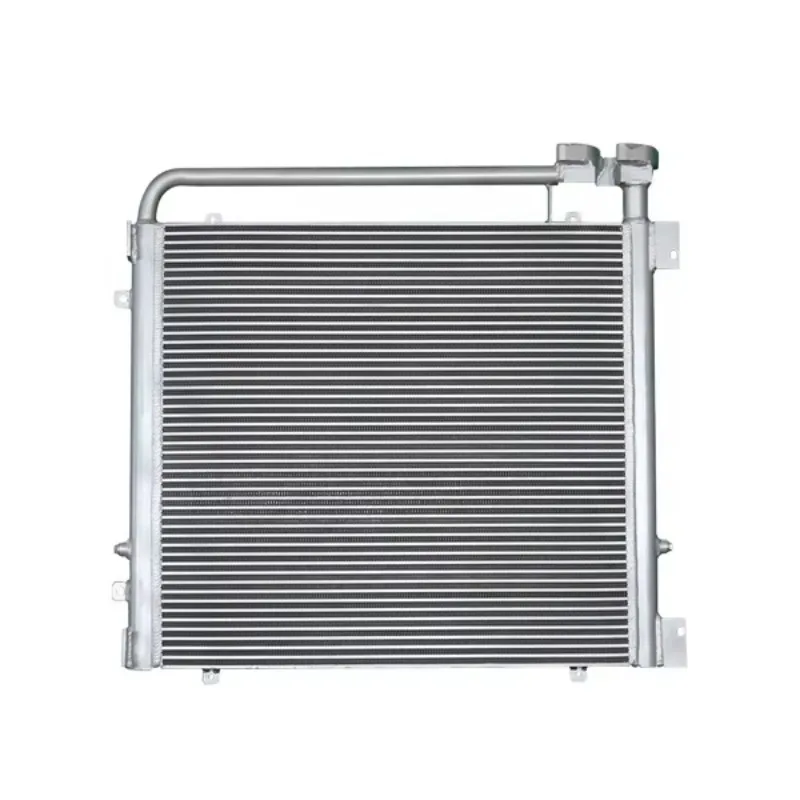 Excavator Oil Cooler Aluminum Plate Fin Type Heat Exchanger Construction Machinery Part