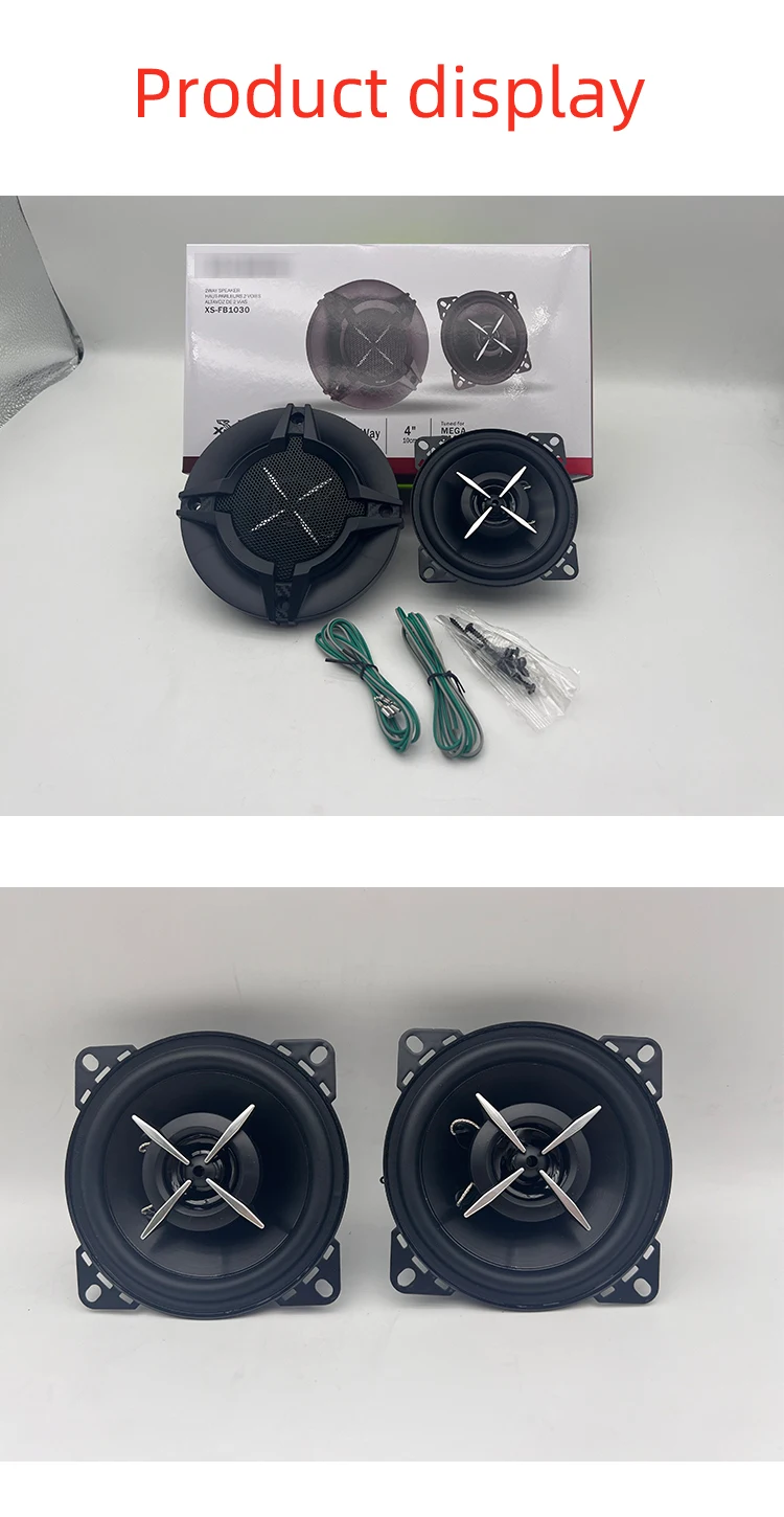 

Популярные 4-дюймовые коаксиальные автомобильные динамики XS-FB1030, универсальные, 12В, 210Вт, 4 Ом, 2-полосные, 10 см, для автомобиля (1 пара динамиков)