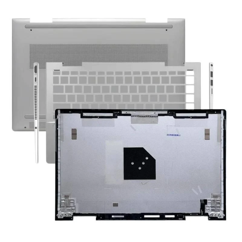 For HP ENVY 14 X360 14-ES TPN-W158 Silver LCD Back Cover Palmrest Bottom Cover ACD Housing N41010-001 Replacement Parts