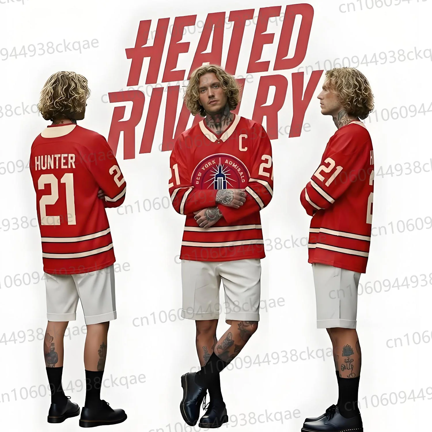 Scott Hunter 21 Jersey Heated Rivalry Series New York Admirals Captain Shirt Men Women Hockey Top Game Changer Book Merch